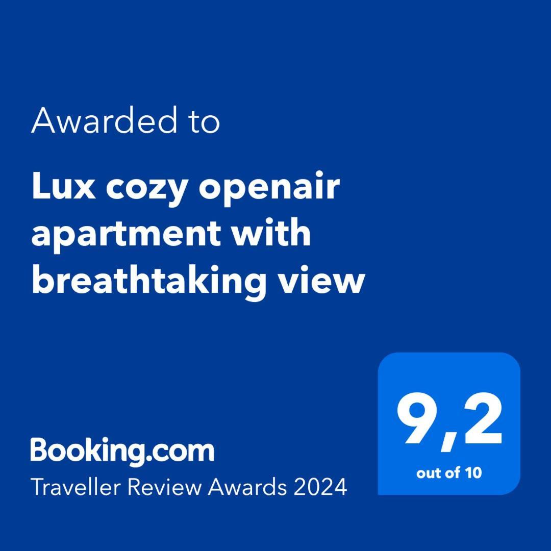 Lux Cozy Openair Apartment With Breathtaking View Athena Bagian luar foto